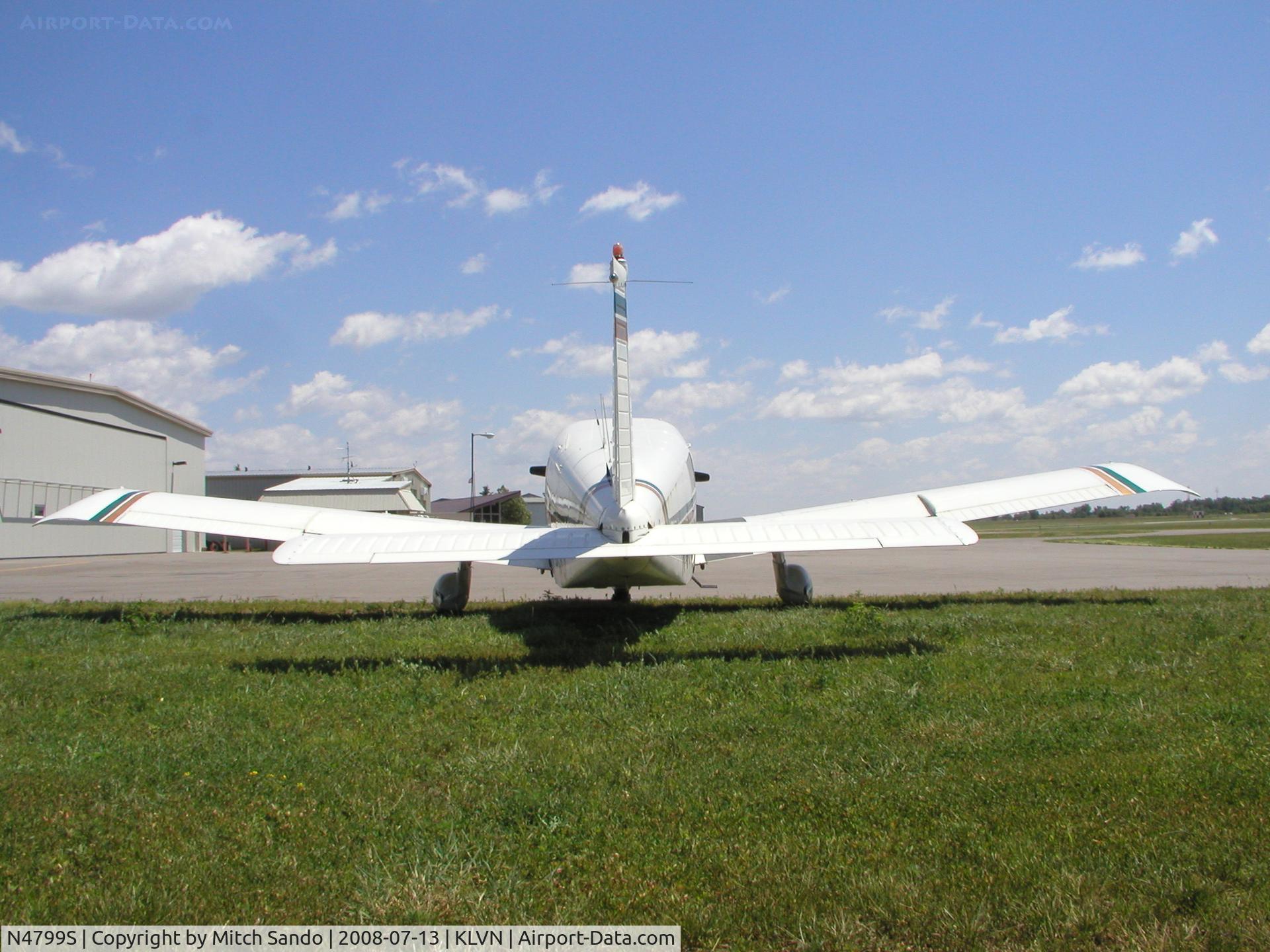 N4799S, 1969 Piper PA-32-260 Cherokee Six Cherokee Six C/N 32-1184, Tied down at Airlake.