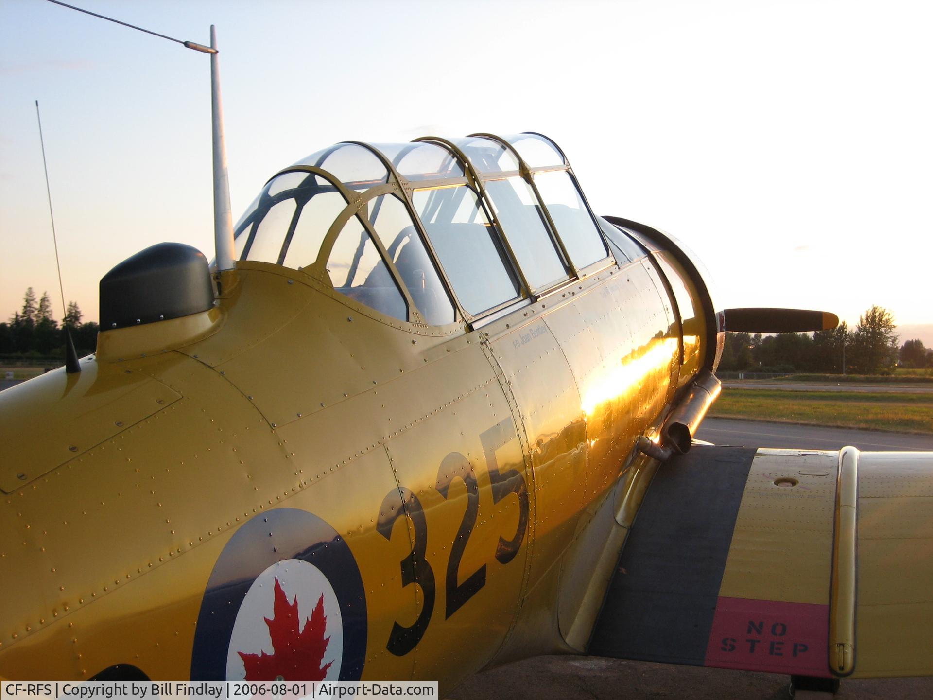 CF-RFS, 1952 Canadian Car & Foundry T-6 Harvard Mk.4 C/N CCF4-116, Harvard 4 CF-RFS parked at Langley BC