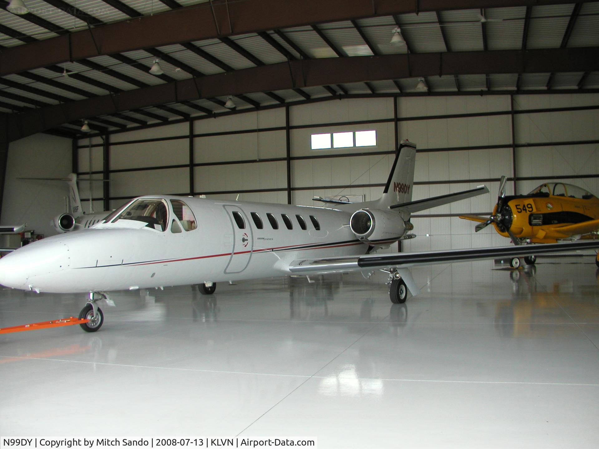 N99DY, 1983 Cessna 550 C/N 550-0482, Recently changed N-Number from 594G. Parked inside the ARC Hangar.