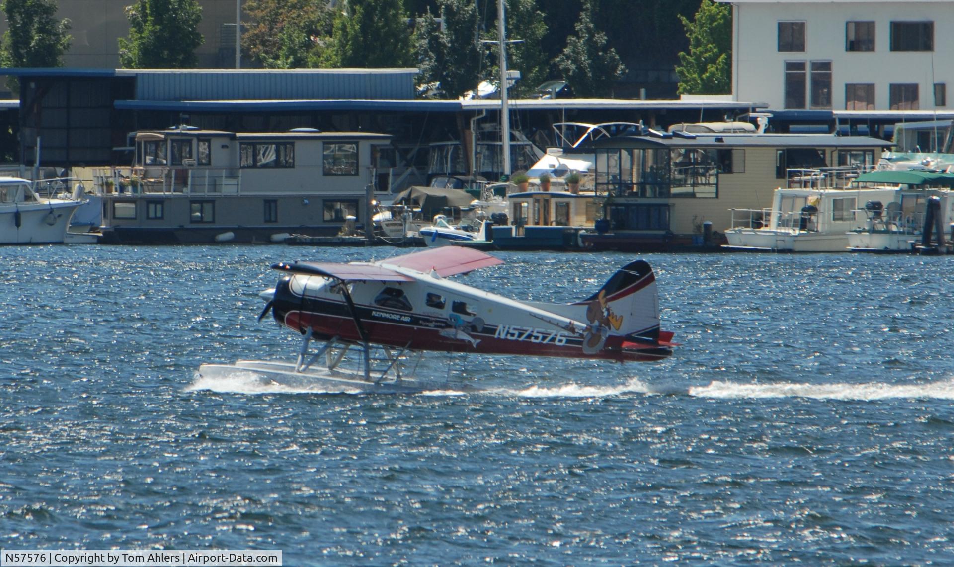 N57576, 1956 De Havilland Canada DHC-2 Beaver Mk.I (L20A) C/N 1168, Lake Union Seattle, WA