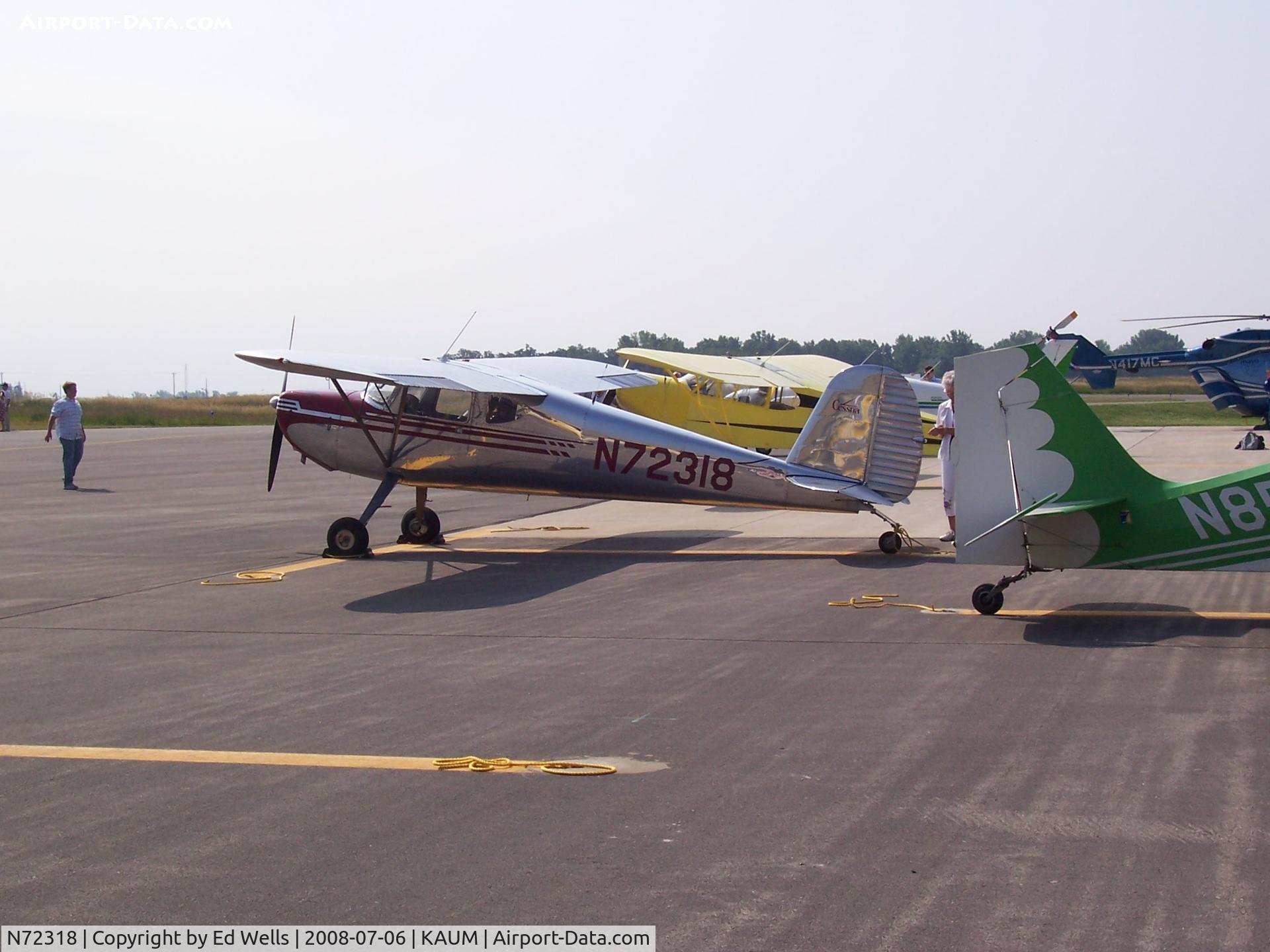 N72318, 1946 Cessna 120 C/N 9498, Flight Breakfast at AUM