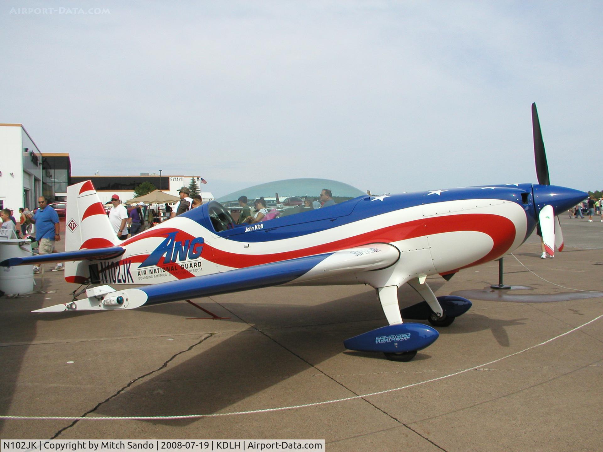 N102JK, 2007 Extra EA-300L C/N 1250, Duluth Air and Aviation Expo 2008.