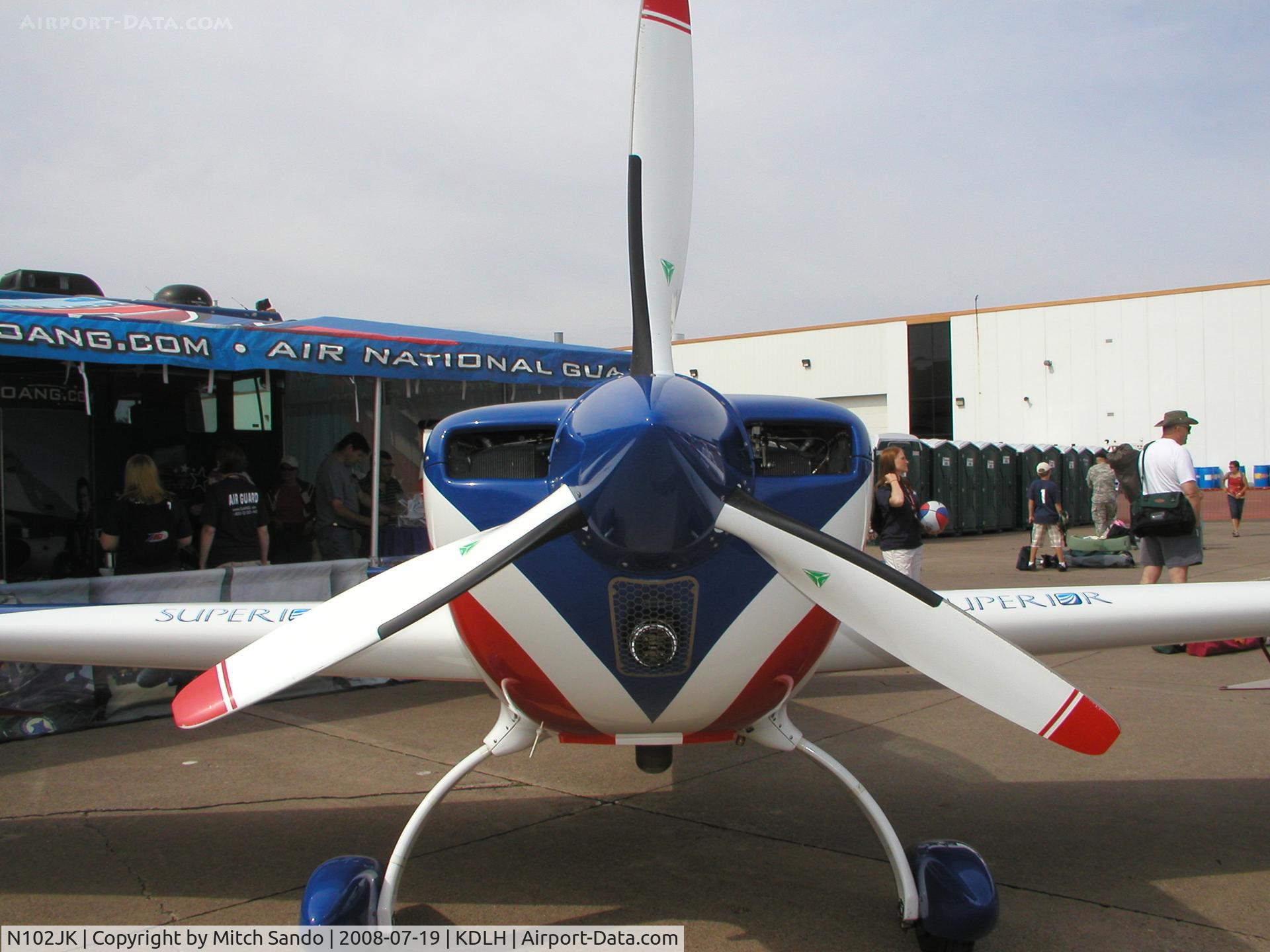 N102JK, 2007 Extra EA-300L C/N 1250, Duluth Air and Aviation Expo 2008.