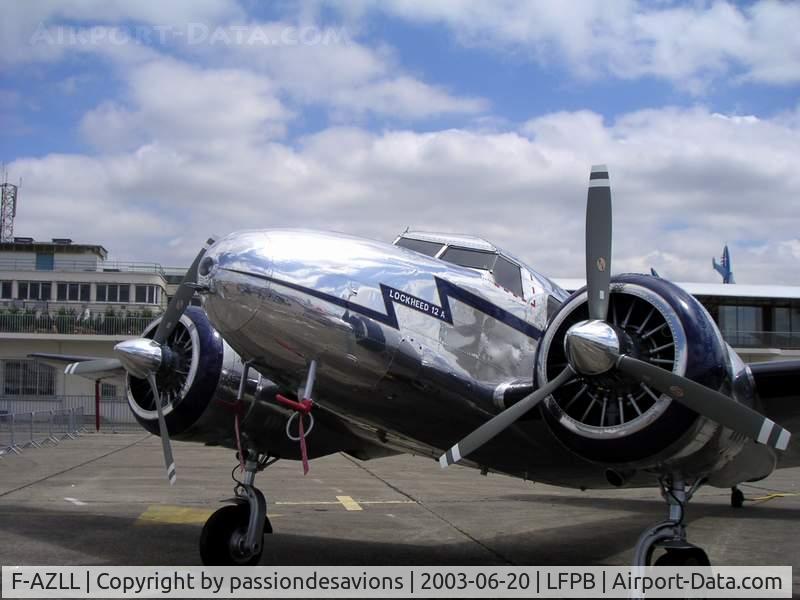 F-AZLL, 1941 Lockheed 12A Electra Junior C/N 1287, Le Bourget AIRSHOW