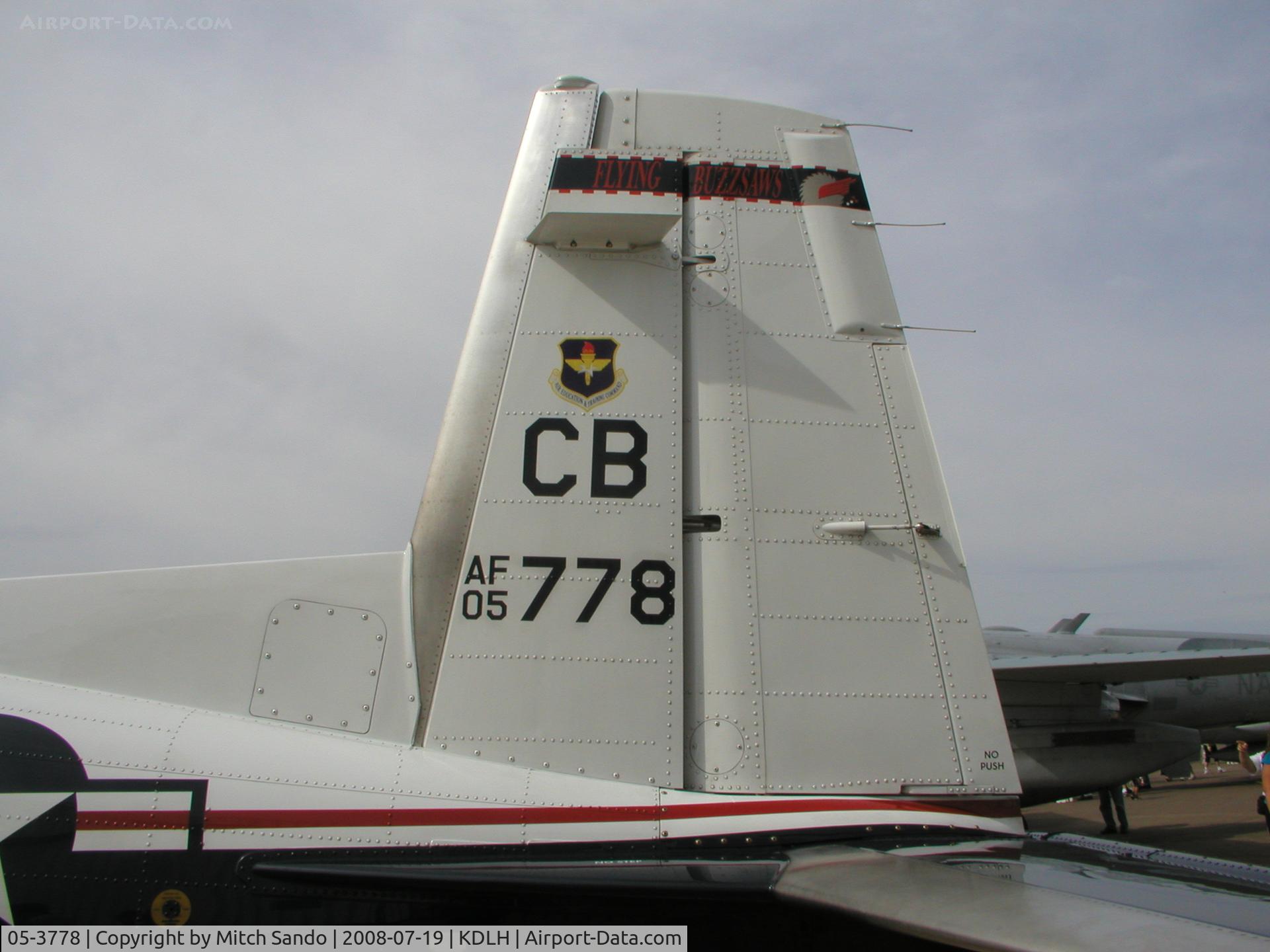 05-3778, Raytheon T-6A Texan II C/N PT-330, Duluth Air and Aviation Expo 2008.