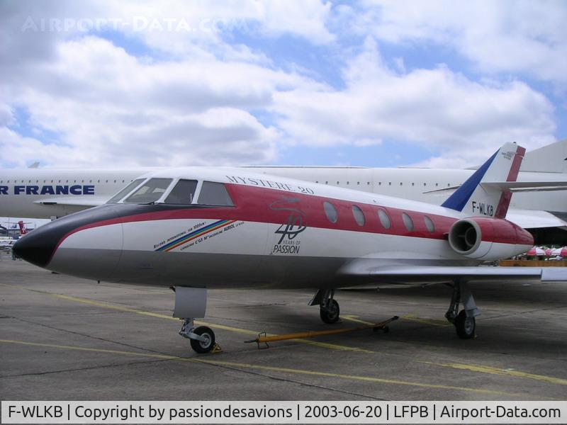 F-WLKB, 1963 Dassault Mystère (Falcon) 20 C/N 01, prototype