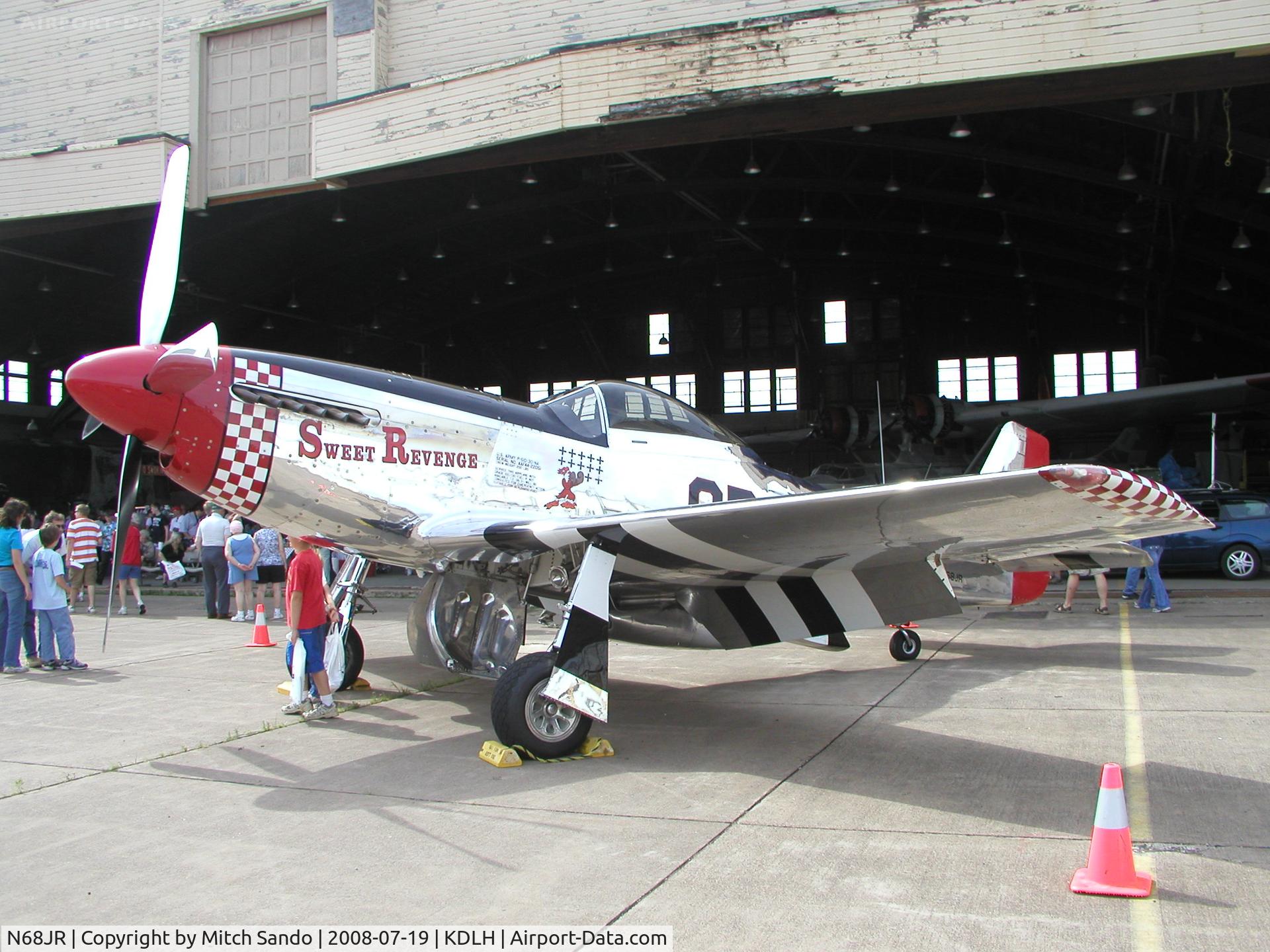 N68JR, 1944 North American P-51D Mustang C/N 44-72051, Duluth Air and Aviation Expo 2008.