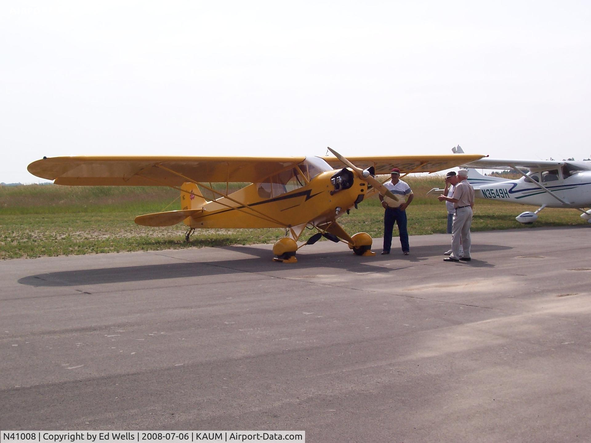 N41008, 1941 Piper J3F-65 C/N 7642, Flight Breakfast at AUM