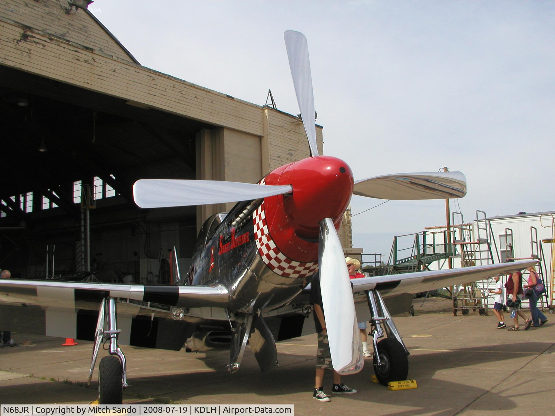 N68JR, 1944 North American P-51D Mustang C/N 44-72051, Duluth Air and Aviation Expo 2008.