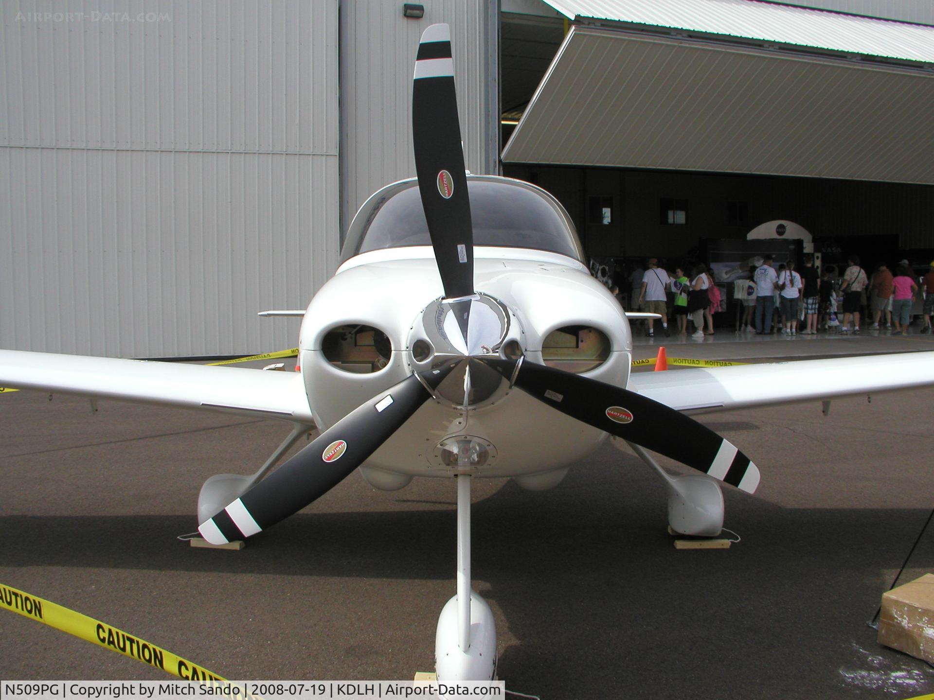 N509PG, 2008 Cirrus SR20 C/N 1979, Duluth Air and Aviation Expo 2008.