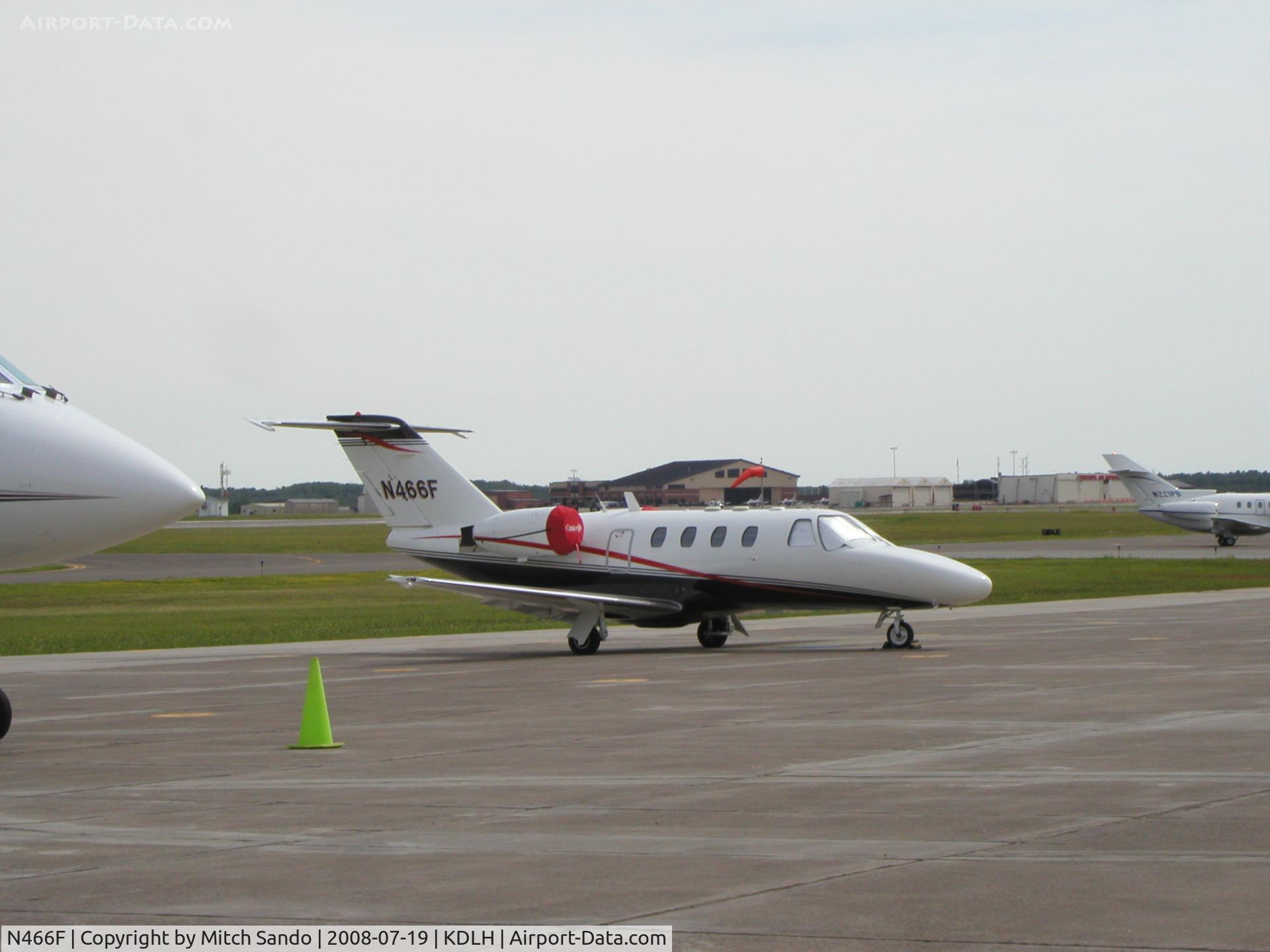 N466F, 1995 Cessna 525 CitationJet CJ1 C/N 525-0119, Duluth Air and Aviation Expo 2008.