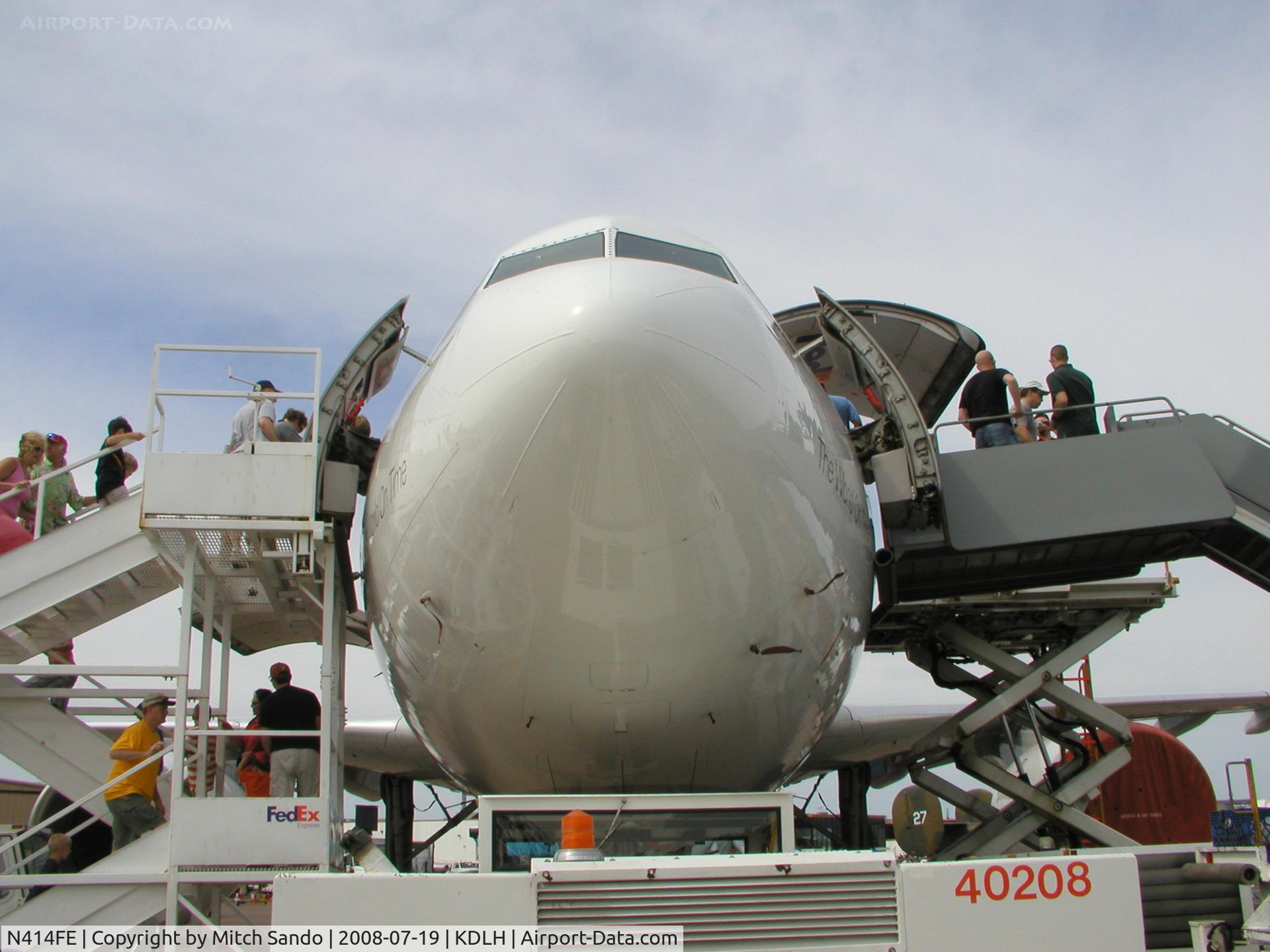 N414FE, 1986 Airbus A310-203 C/N 400, Duluth Air and Aviation Expo 2008.