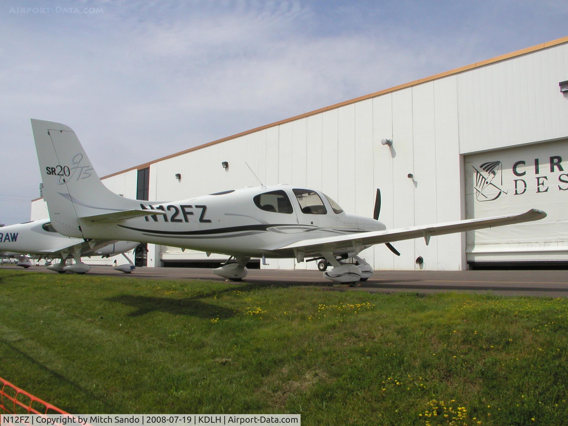 N12FZ, 2006 Cirrus SR20 C/N 1670, Duluth Air and Aviation Expo 2008.