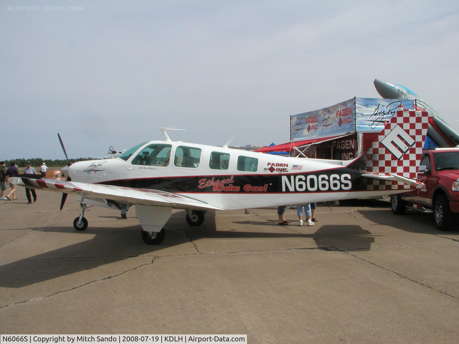 N6066S, 1975 Beech A36 Bonanza 36 C/N E-774, Duluth Air and Aviation Expo 2008.