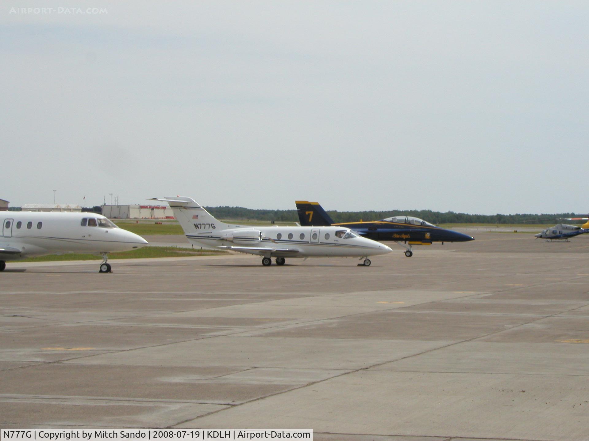N777G, 2007 Hawker Beechcraft 400A Beechjet C/N RK-540, Duluth Air and Aviation Expo 2008.