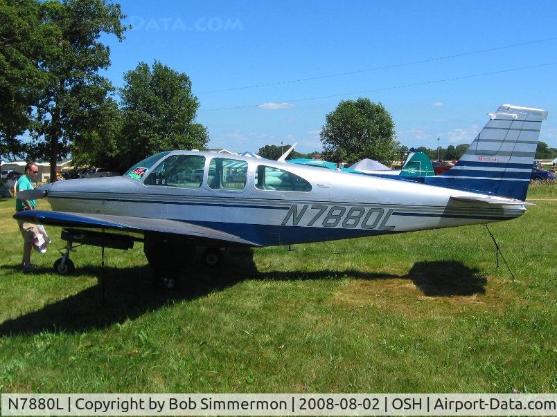 N7880L, 1966 Beech 35-C33A Debonair C/N CE-106, Airventure 2008 - Oshkosh, WI