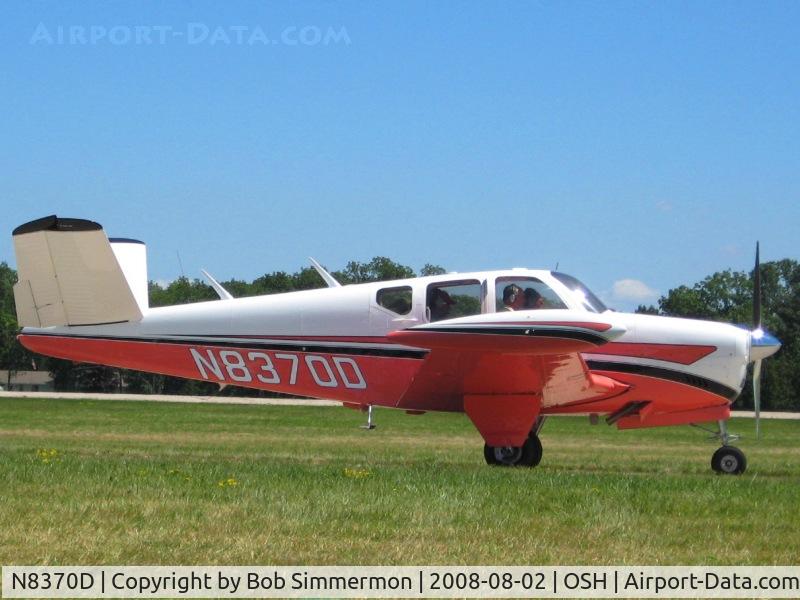 N8370D, 1958 Beech J35 Bonanza C/N D-5463, Airventure 2008 - Oshkosh, WI