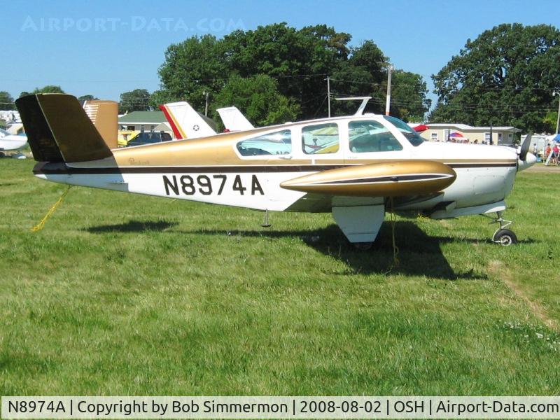 N8974A, 1951 Beech C35 Bonanza C/N D-2728, Airventure 2008 - Oshkosh, WI