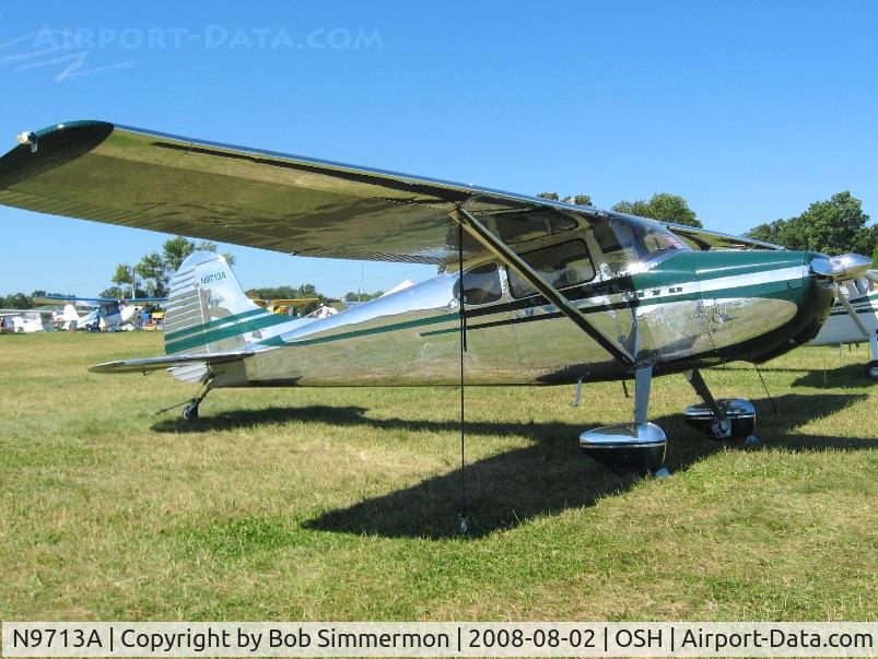 N9713A, 1950 Cessna 170A C/N 19403, Airventure 2008 - Oshkosh, WI