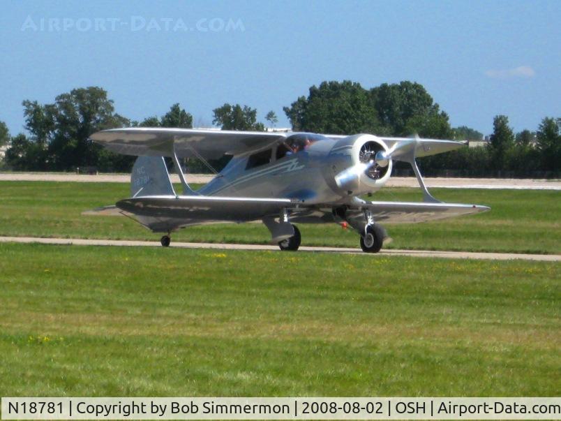 N18781, 1938 Beech F17D Staggerwing C/N 204, Airventure 2008 - Oshkosh, WI