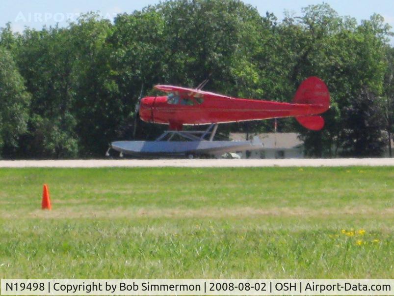 N19498, 1939 Cessna C-165 Airmaster C/N 467, Departing RWY 36, Airventure 2008 - Oshkosh, WI