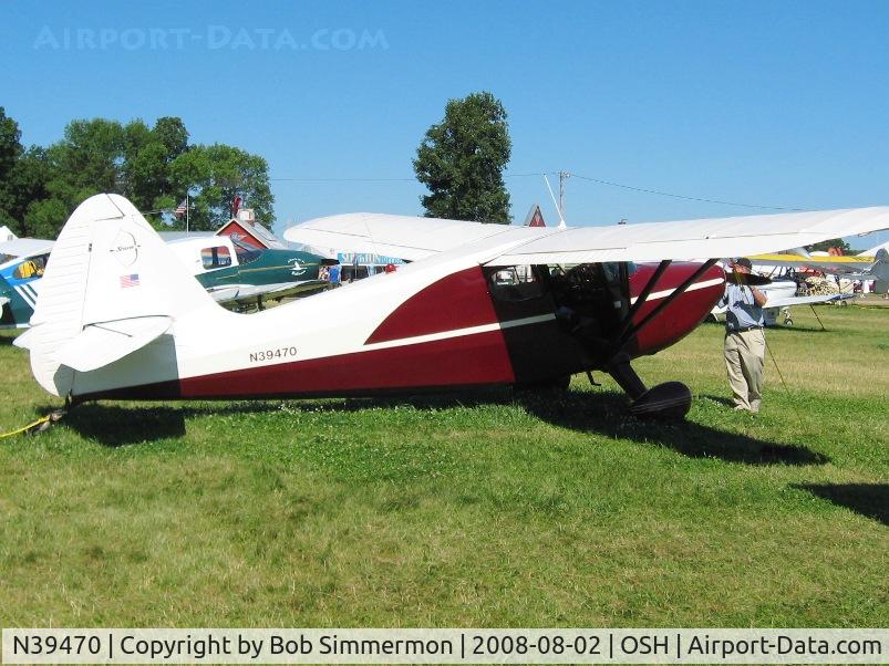 N39470, 1946 Stinson 108 Voyager C/N 108-39, Airventure 2008 - Oshkosh, WI