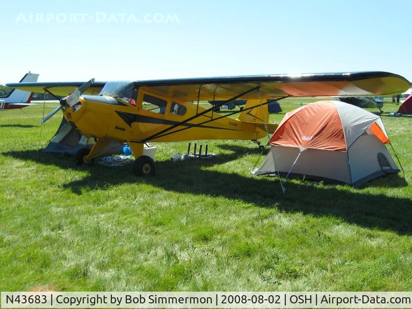 N43683, Taylorcraft BC12-D C/N 7342, Airventure 2008 - Oshkosh, WI