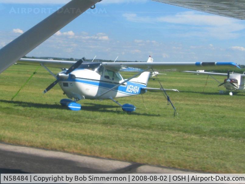 N58484, 1973 Cessna 182P Skylane C/N 18262094, In the transient parking area at Fond du Lac, WI during Airventure 2008