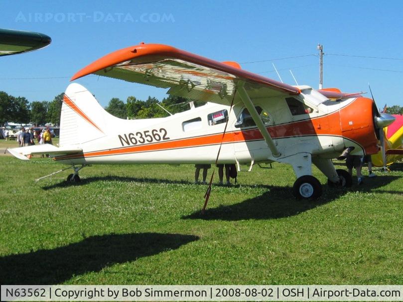 N63562, 1957 De Havilland Canada DHC-2 Beaver Mk.I C/N 1086, Airventure 2008 - Oshkosh, WI