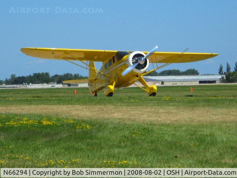 N66294, 1943 Howard Aircraft DGA-15P C/N 892, Airventure 2008 - Oshkosh, WI