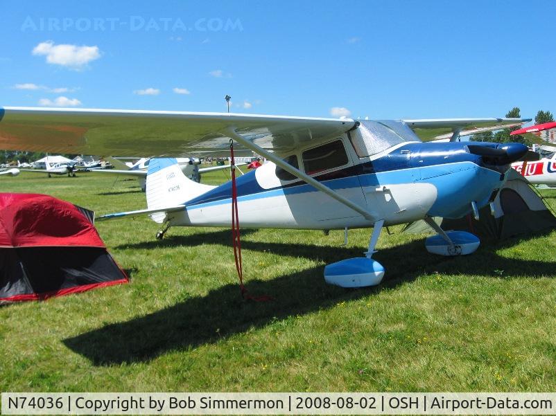 N74036, 1953 Cessna 170B C/N 25506, Airventure 2008 - Oshkosh, WI