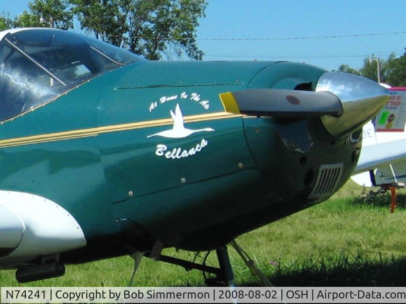 N74241, 1946 Bellanca 14-13 Cruisair Senior C/N 1354, Airventure 2008 - Oshkosh, WI