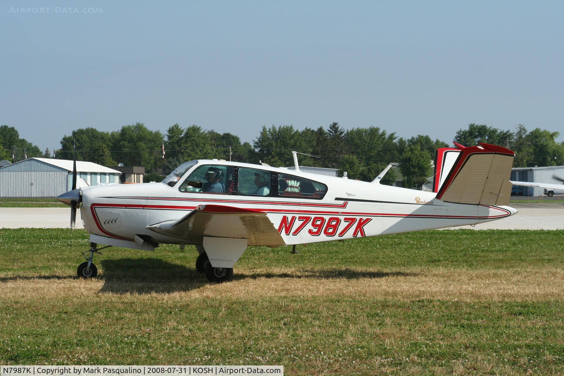 N7987K, 1964 Beech S35 Bonanza C/N D-7491, Beech S35