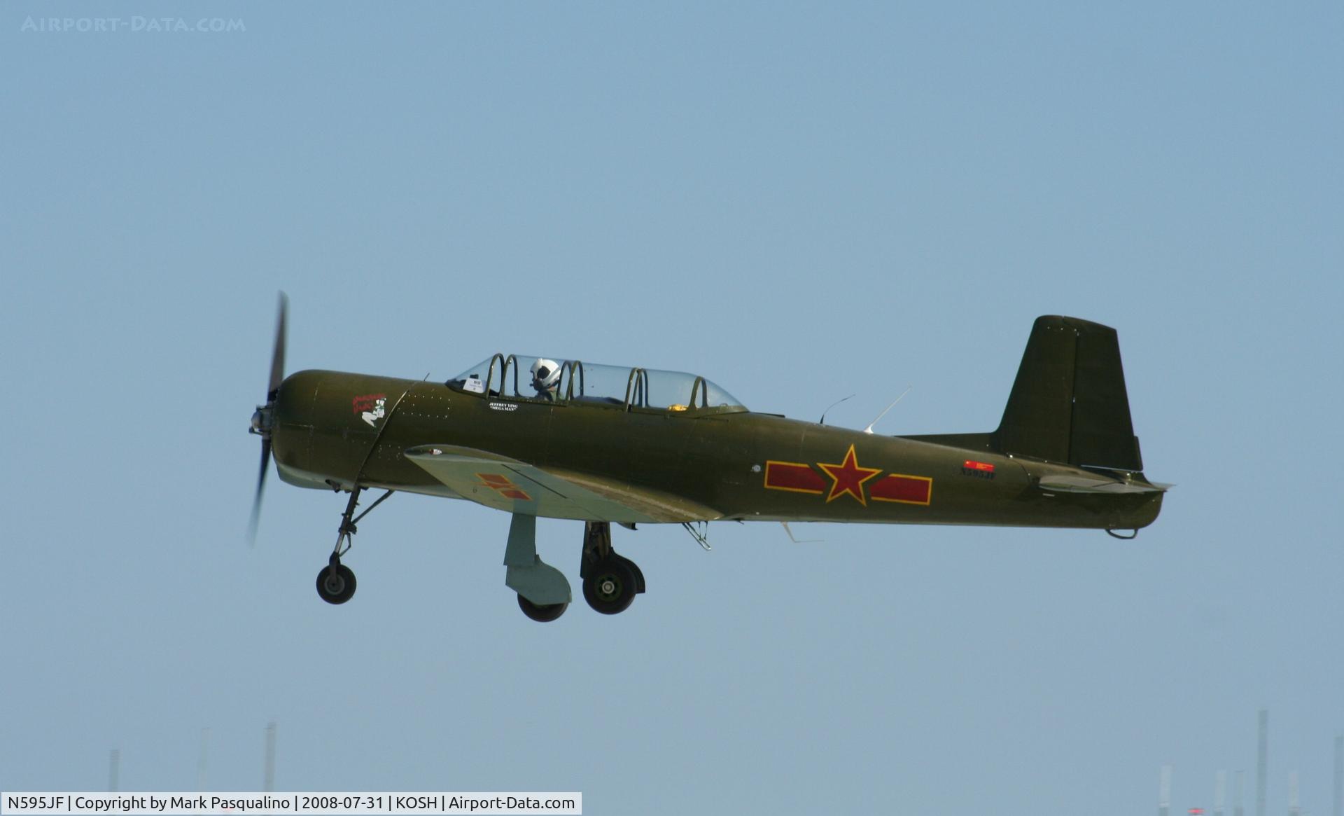 N595JF, 1969 Nanchang CJ-6A C/N 2532051, Nanchang CJ-6A
