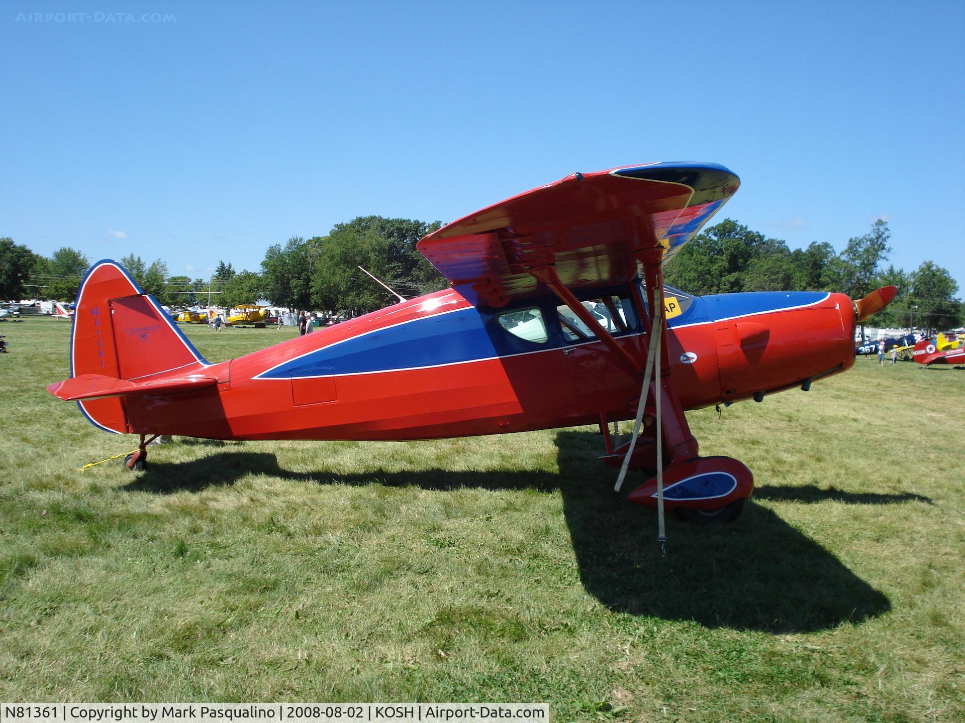N81361, 1946 Fairchild 24R-46 C/N R46261, Fairchild 24R-46