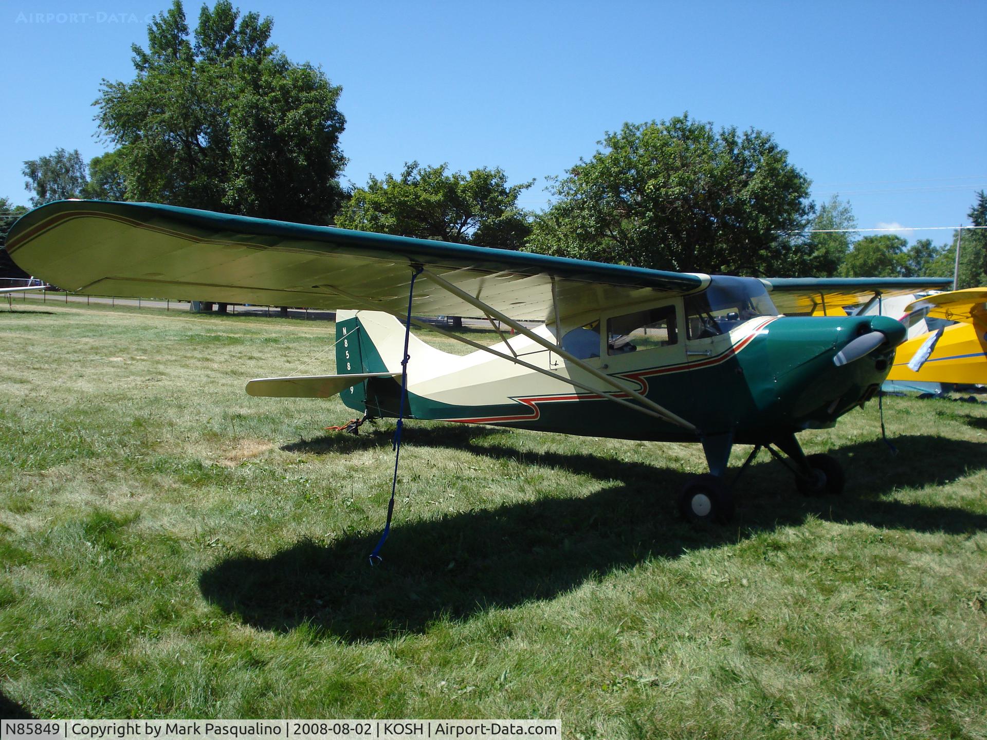 N85849, 1946 Aeronca 11AC Chief C/N 11AC-285, Aeronca 11AC