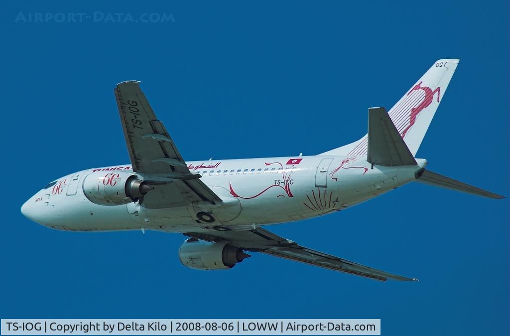 TS-IOG, 1992 Boeing 737-5H3 C/N 26639, TUNISAIR