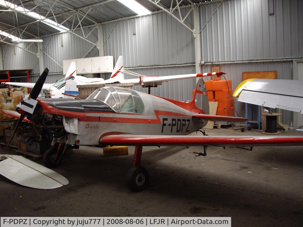 F-PDPZ, Holleville RH.1 Bambi C/N 01, on reserve at Angers Loire Muséum