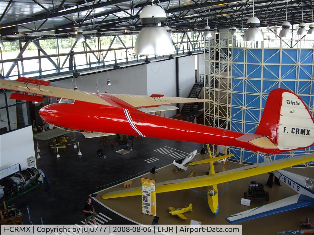 F-CRMX, Focke-Wulf Weihe C/N 3, on display at Angers Loire muséum