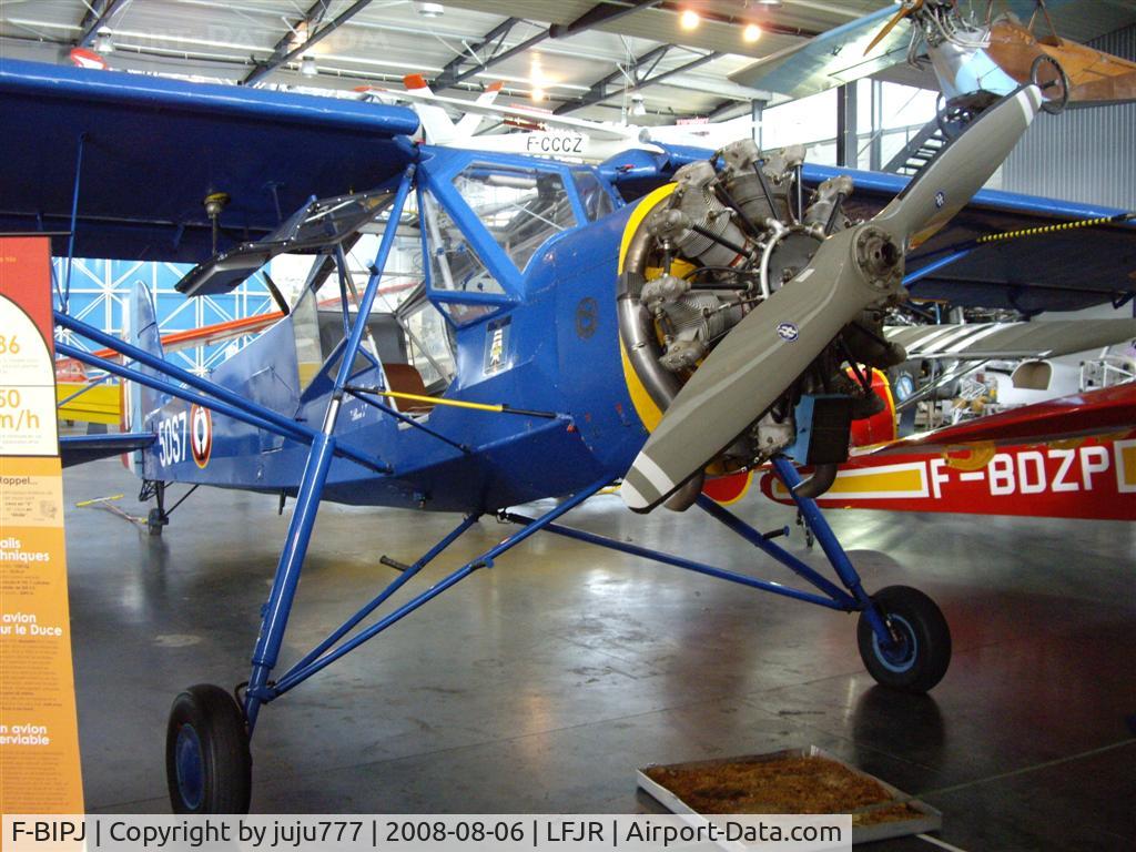 F-BIPJ, Morane-Saulnier MS-505 Criquet C/N 149, on display at Angers Loire muséum