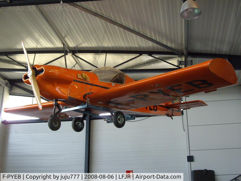 F-PYEB, Pottier P-80SP C/N 01, on display at Angers Loire muséum
