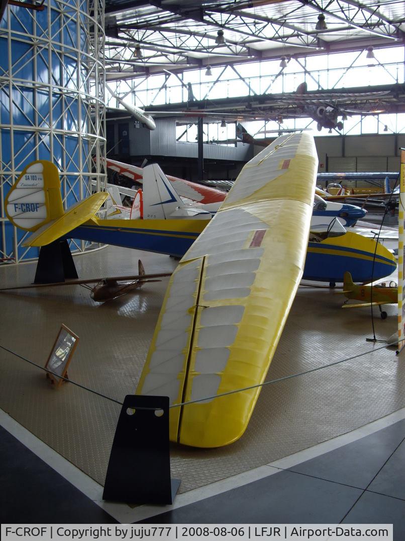 F-CROF, Guerchais-Roche SA-103 Emouchet C/N 94, on display at Angers Loire muséum