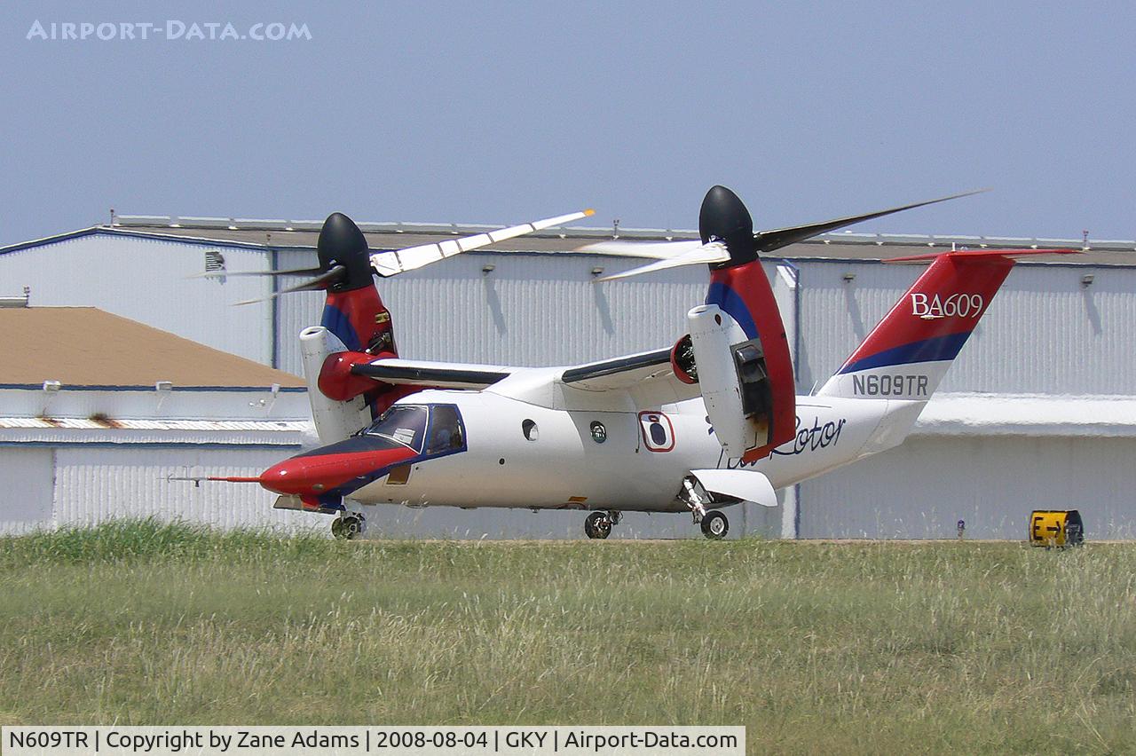N609TR, 2003 Bell 609 C/N 60001, Bell/Augusta BA609 Civilian Tilt-rotor aircraft on a test flght at Arlington, Texas