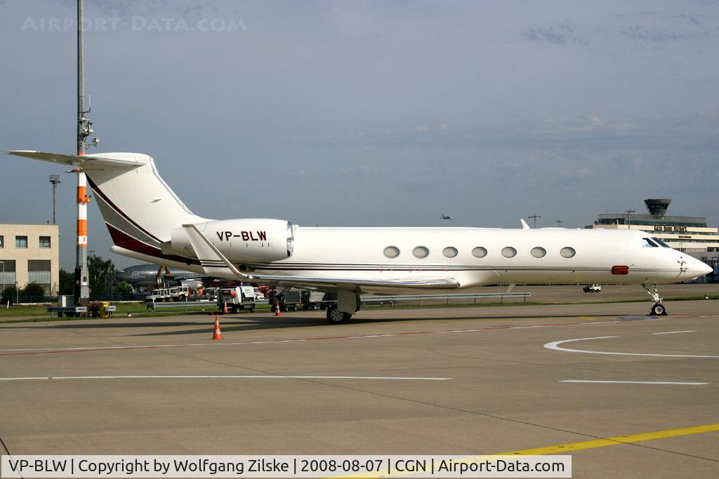 VP-BLW, 2006 Gulfstream Aerospace GV-SP (G550) C/N 5129, visitor