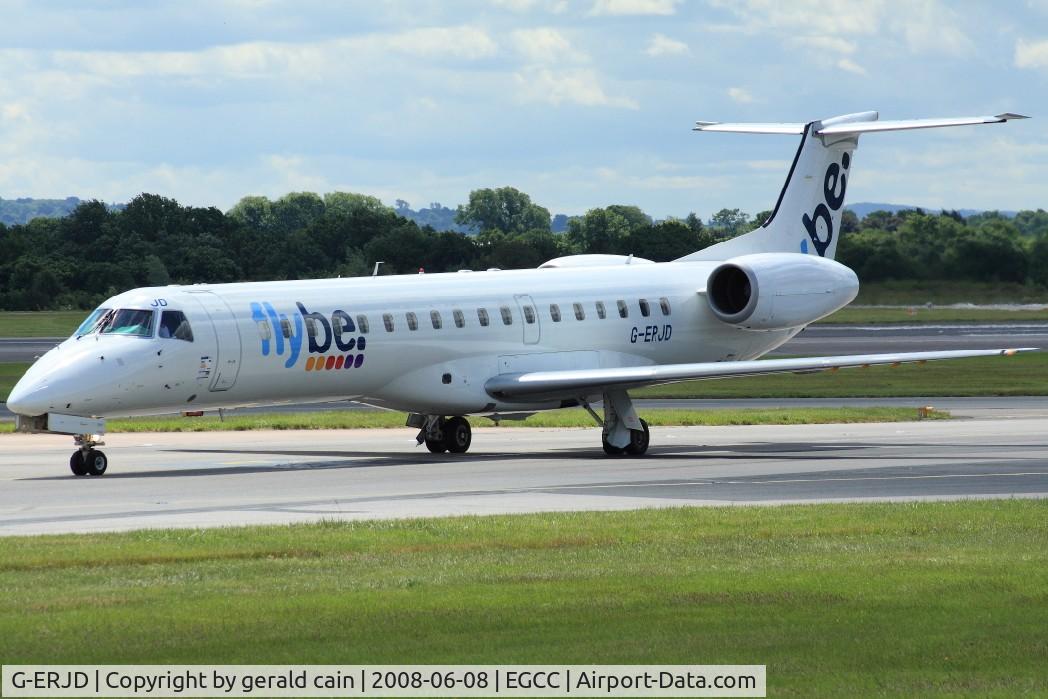 G-ERJD, 2000 Embraer EMB-145EP (ERJ-145EP) C/N 145290, ARRIVAL MANCHESTER