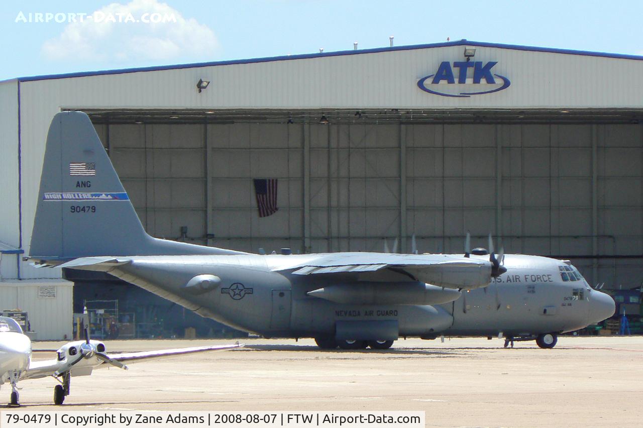 79-0479, 1979 Lockheed C-130H Hercules C/N 382-4859, Nevada Air National Guard departing Mecham Field