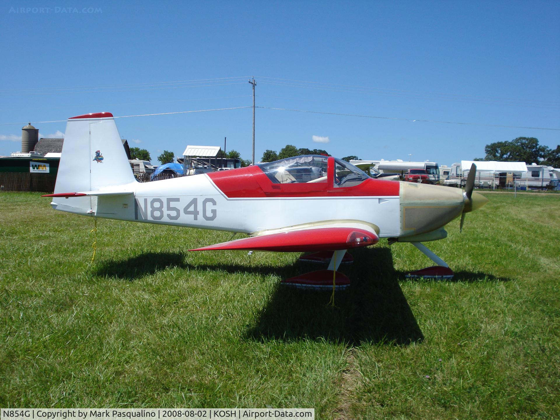 N854G, 2005 Vans RV-7A C/N 70854, RV-7A