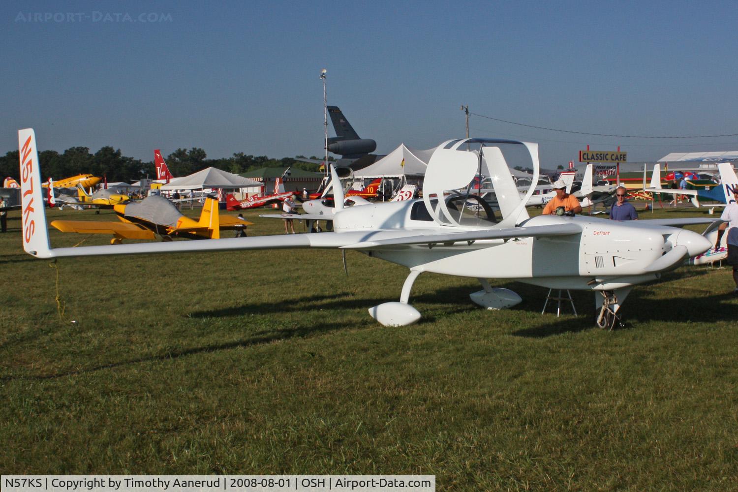 N57KS, 2005 Rutan Defiant C/N 86, EAA AirVenture 2008