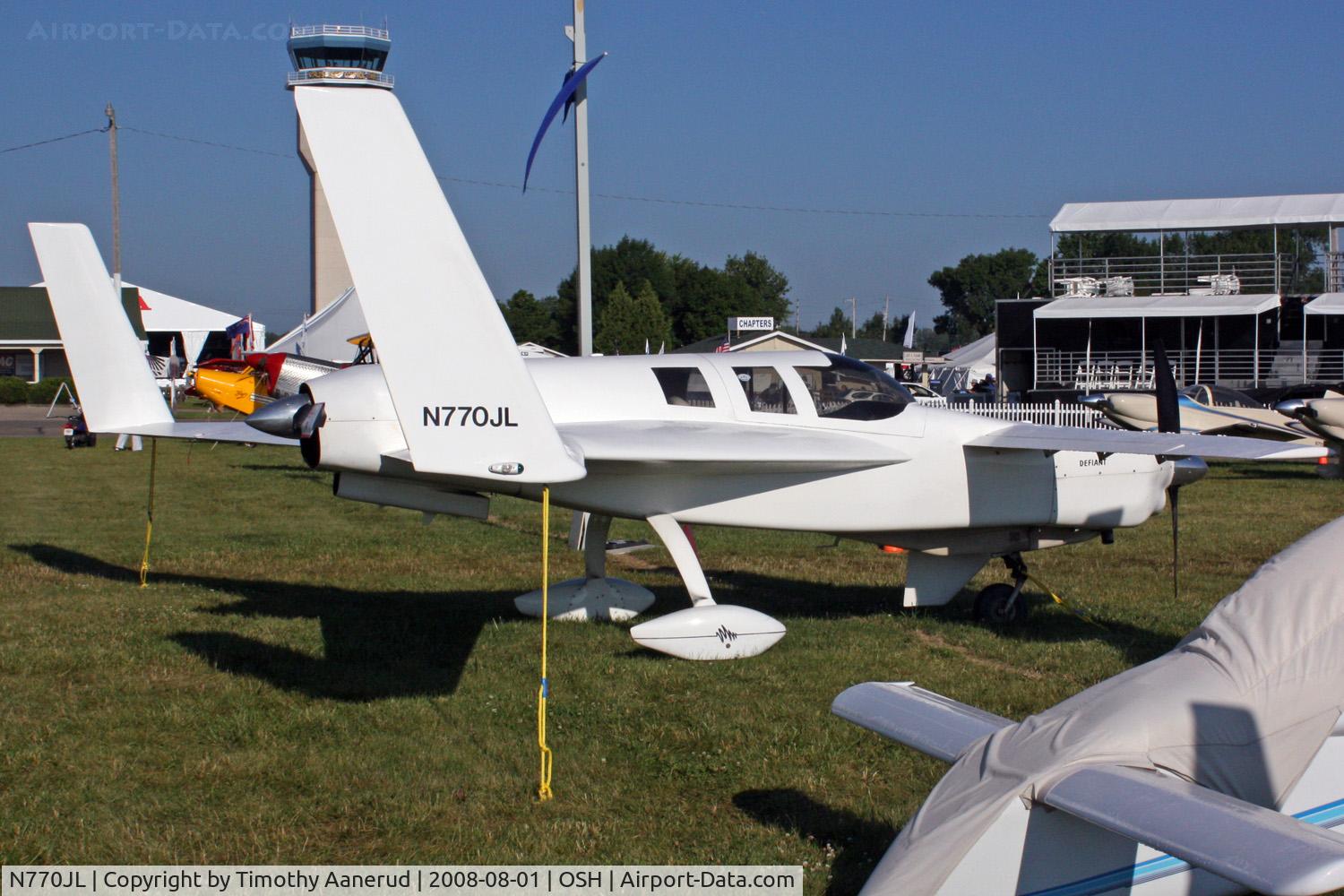 N770JL, 2003 Rutan Defiant C/N 61, EAA AirVenture 2008