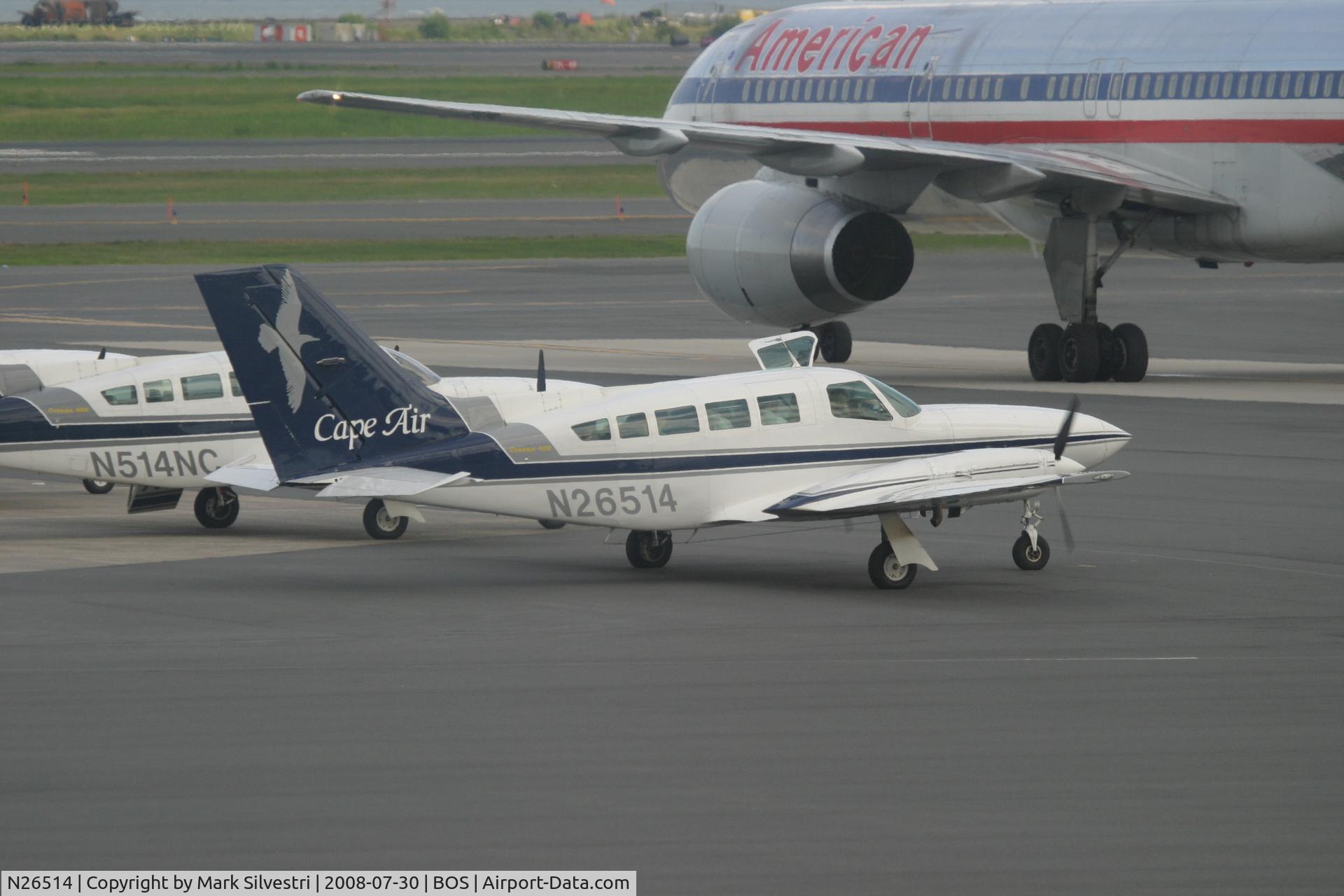 N26514, 1980 Cessna 402C C/N 402C0344, Logan Intl